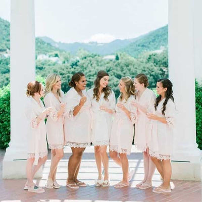 Lace Robes, Satin Robes or Floral Robes for bridesmaids…How to protect your investment