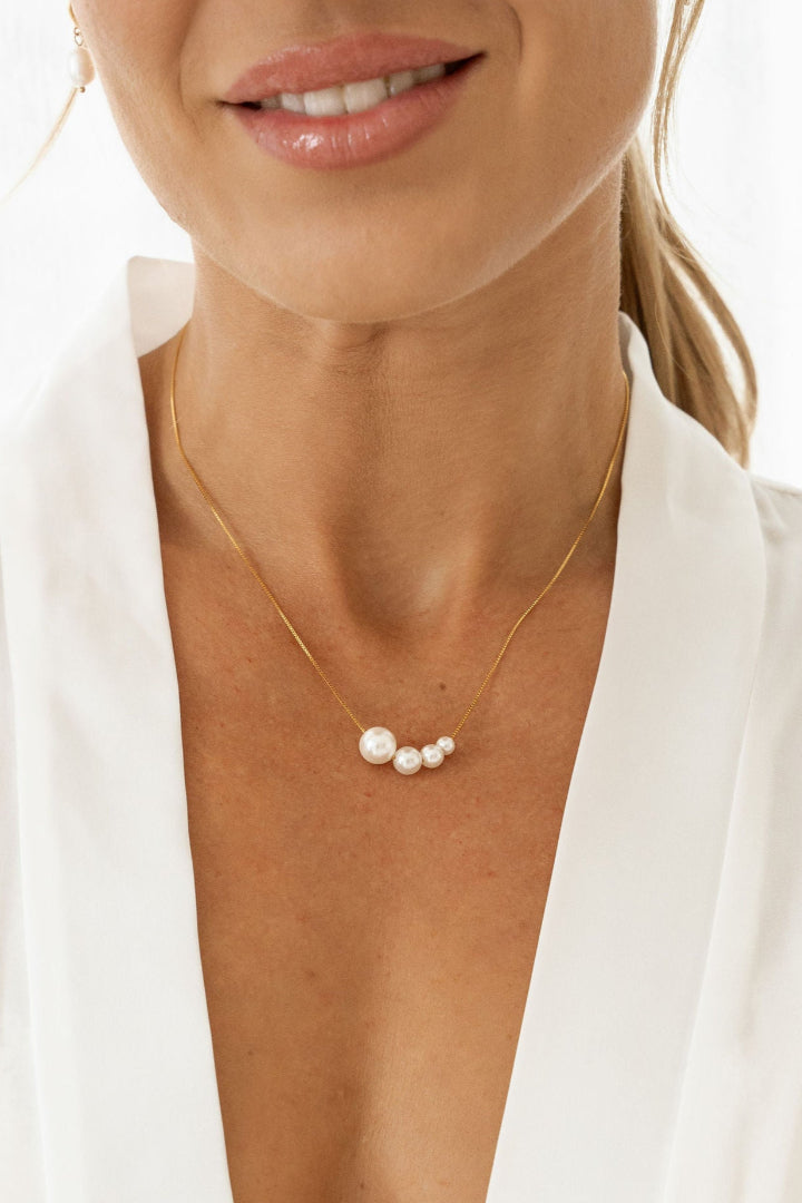 Pearl Necklace - Gold