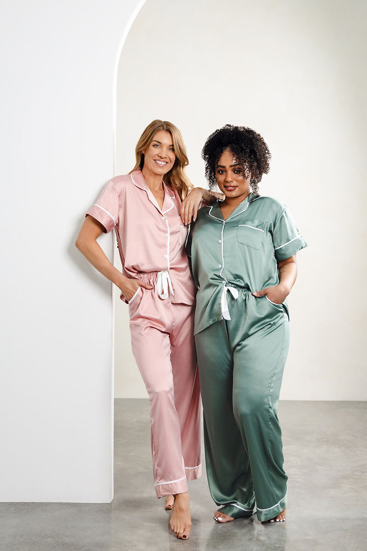 Short Sleeve Long Pant Bridesmaid Pyjamas Australia AllThingsNice