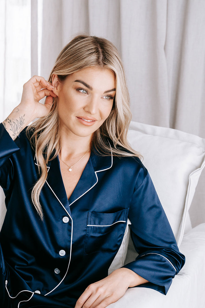 Florence Long Sleeve &amp; Shorts Bridesmaid Pyjamas