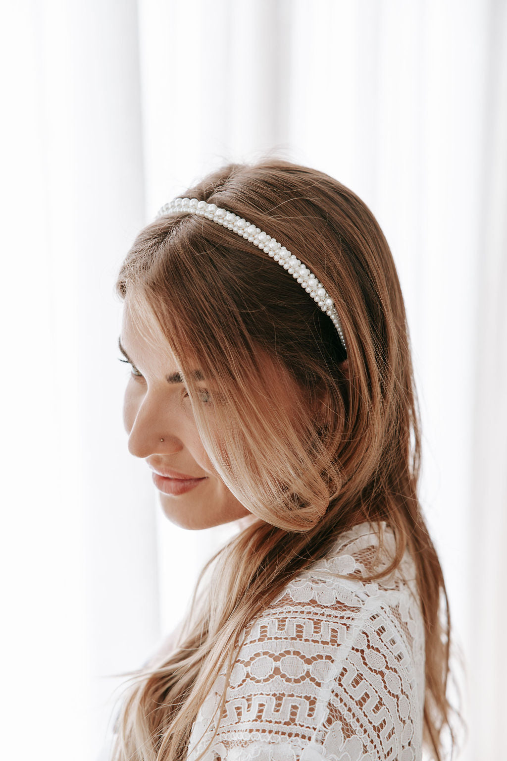 Serenity Pearl Headpiece