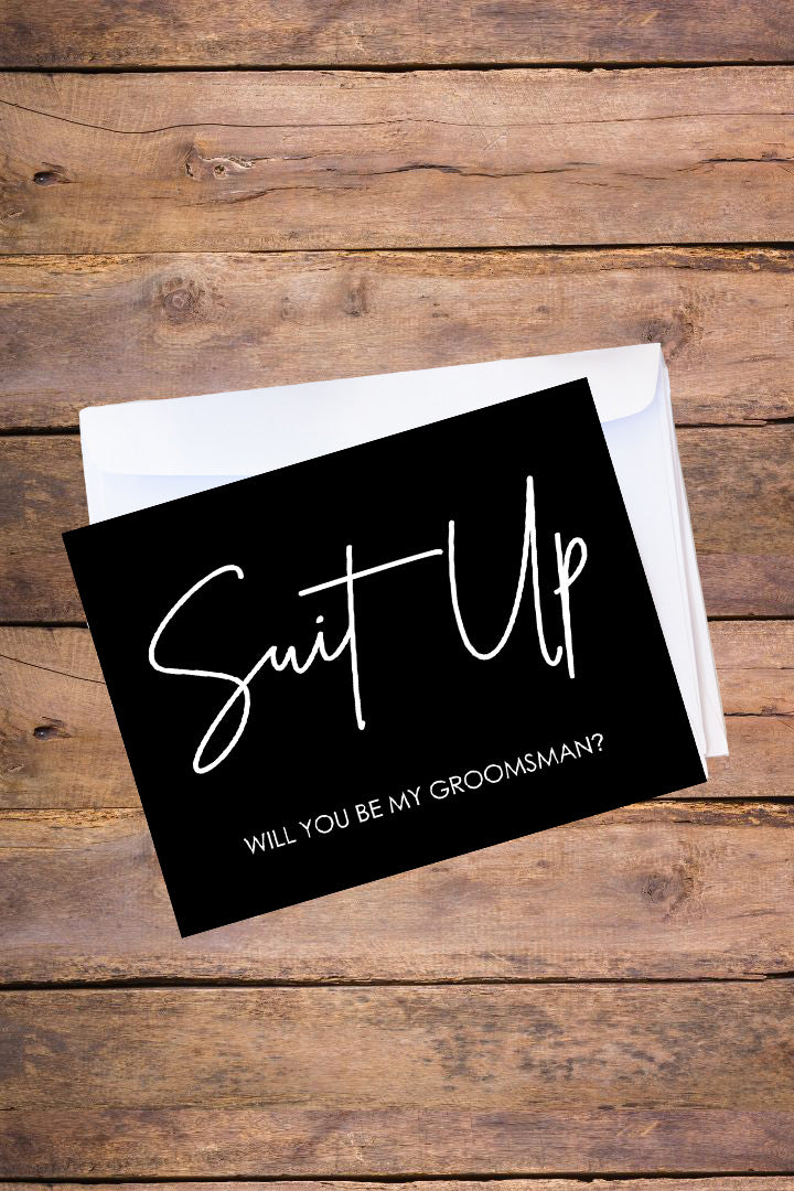 Will You Be My Groomsman? - Note Card