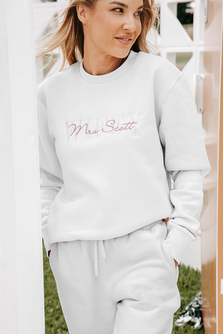 Wifey Surname Sweater