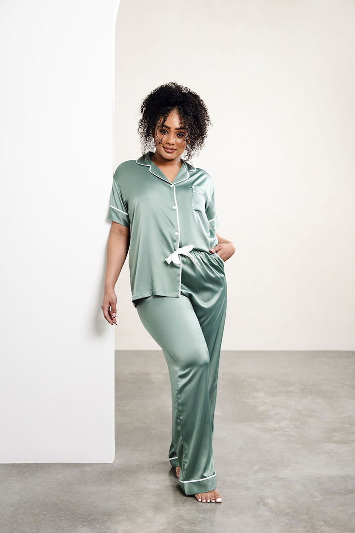 Luna Short Sleeve &amp; Pant Bridesmaid Pyjamas