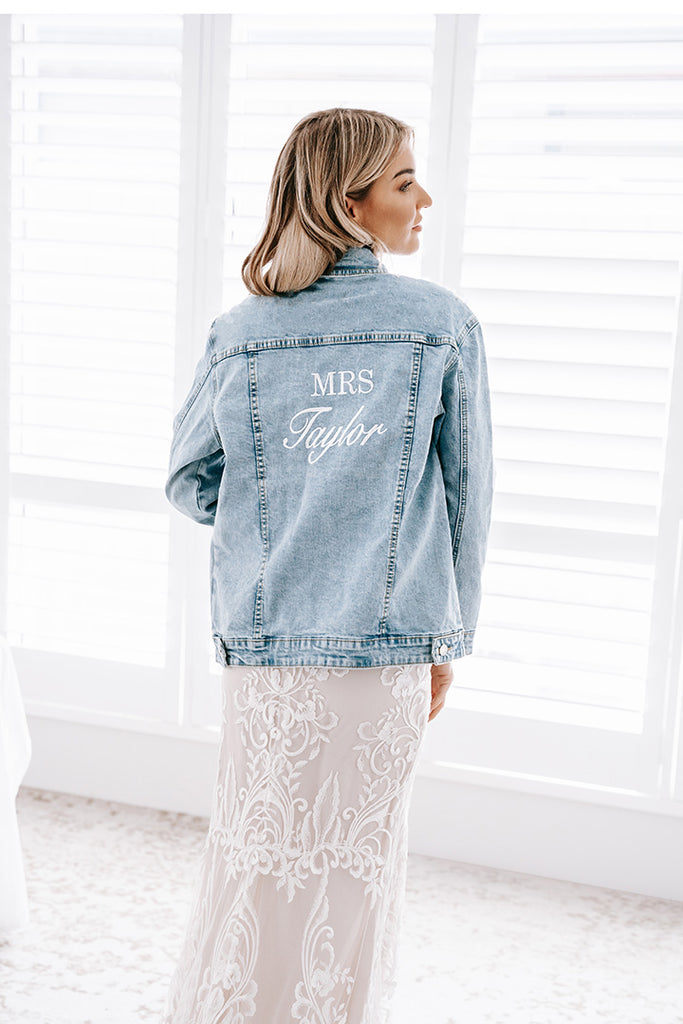 Embroidered denim jacket australia cheap